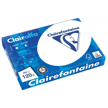Clairefontaine Clairalfa presentatiepapier ft A4, 120 g, pak van 250 vel