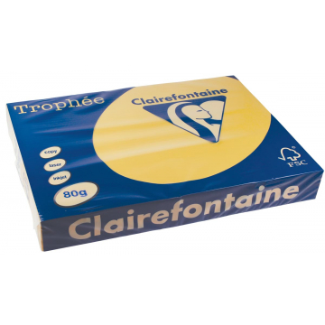 Clairefontaine Trophée Intens A3 zonnegeel, 80 g, 500 vel