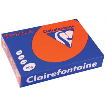 Clairefontaine Trophée Intens A4 kardinaal rood, 80 g, 500 vel
