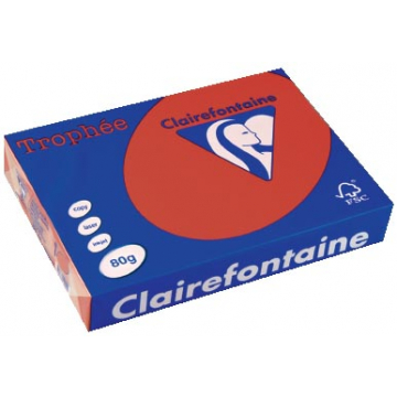 Clairefontaine Trophée Intens A4 kersenrood, 80 g, 500 vel