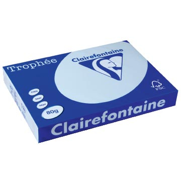 Clairefontaine Trophée Pastel A3 azuurblauw, 80 g, 500 vel