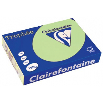 Clairefontaine Trophée Pastel A4 groen, 160 g, 250 vel