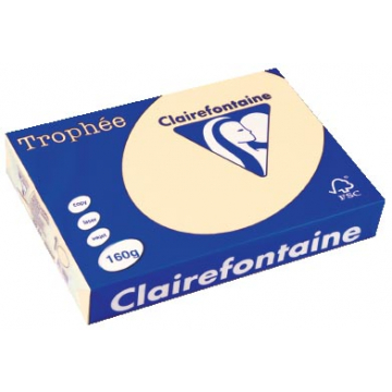 Clairefontaine Trophée Pastel A4 ivoor, 160 g, 250 vel