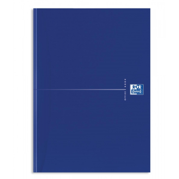 Oxford OFFICE Essentials gebonden boek, 192 bladzijden, gelijnd, ft A4, original blue