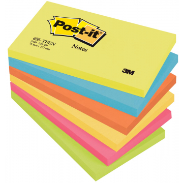 Post-it Notes Vitaliteit, ft 76 x 127 mm, pak van 6 blokken