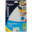 Agipa witte etiketten Print & Write ft 97 x 46 mm (b x h), 96 stuks, 6 per blad