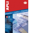 Apli Transparante etiketten ft 48,5 x 25,4 mm (b x h), 880 stuks, 44 per blad, doos van 20 blad