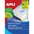 Apli witte etiketten ft 70 x 42,4 mm (b x h), 2.100 stuks, 21 per blad (1276)