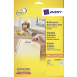 Avery afneembare witte etiketten Stick & Lift ft 45,7 x 21 mm (b x h), 1.200 stuks, 48 per blad