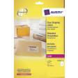 Avery L7567-25 verzendetiketten ft 210 x 297 mm (b x h), 25 etiketten, transparant