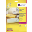 Avery L7560-25 adresetiketten ft 63,5 x 38,1 mm (b x h), 525 etiketten, transparant