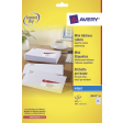 Avery J8651-10 mini etiketten ft 38,1 x 21,2 mm (b x h), 650 etiketten, wit