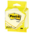 Post-it Notes, 450 vel, ft 76 x 76 mm, geel, op blister