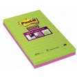 Post-it Super Sticky notes XXXL, 45 vel, ft 127 x 203 mm, geassorteerde kleuren, pak van 2 blokken