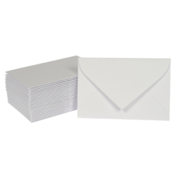 Gallery enveloppen voor visitekaarten, ft 95 x 145 mm, gegomd, doos van 50 stuks