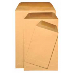 Gallery loonzakjes ft 114 x 162 mm, gegomd, bruine kraft, doos van 1000 stuks