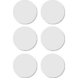 Apli ronde etiketten in etui diameter 32 mm, wit, 36 stuks, 6 per blad (2665)