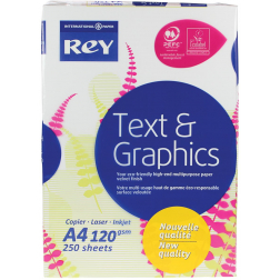 Rey Text and Graphics presentatiepapier ft A4, 120 g, pak van 250 vel