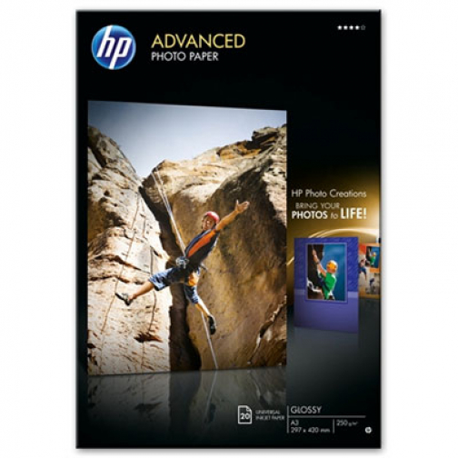 HP Fotopapier A3 250g/m² glans