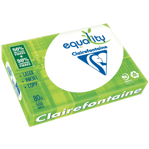 Clairefontaine Equality printpapier ft A4, 80 g, pak van 500 vel