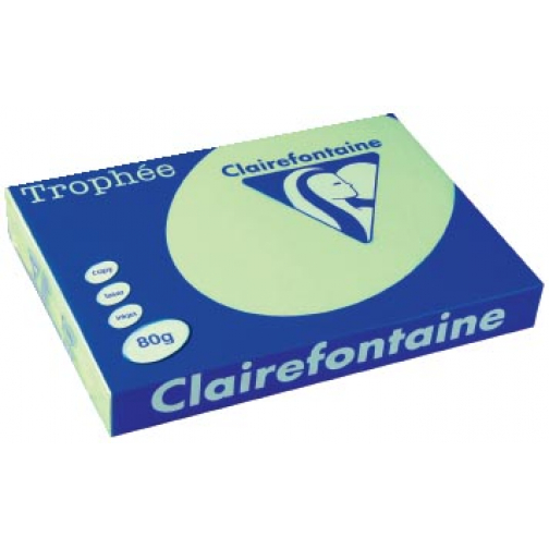 Clairefontaine Trophée Pastel, gekleurd papier, A3, 80 g, 500 vel, groen