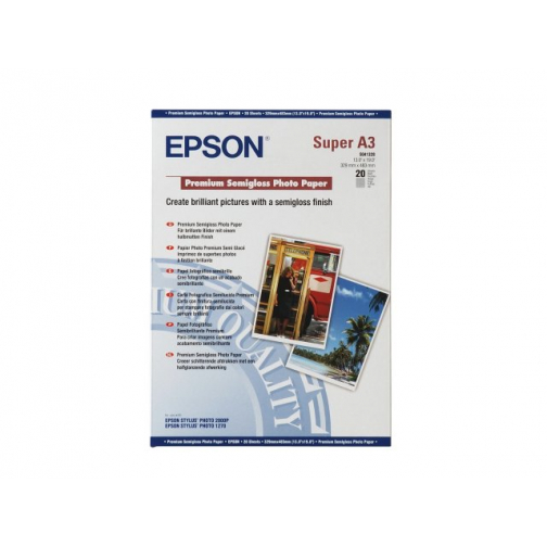 Epson Fotopapier Premium Semigloss A3+ 251g/m² (20)