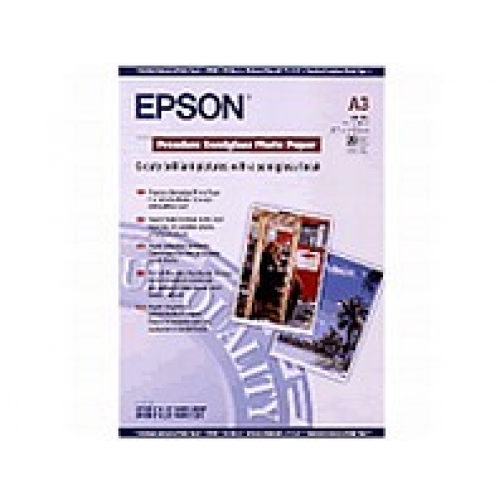 Epson Fotopapier Premium mat glanzend A3 251g/m² (20).