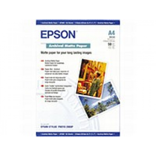 Epson Fotopapier Archival mat A4 192g/m² (50).
