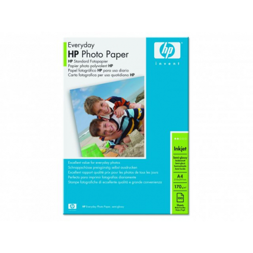 HP Fotopapier Everyday A4 semi-glossy 170g/m² 1,14kg (100)