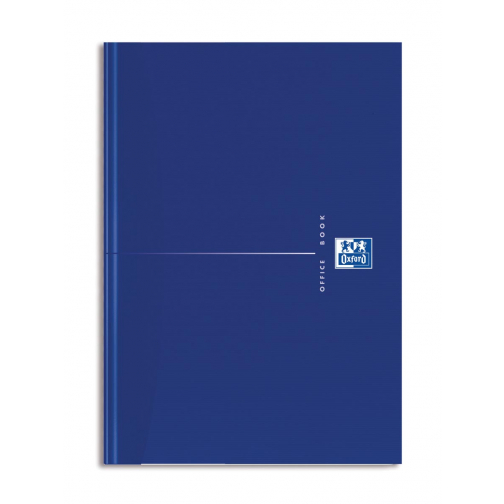 Oxford Office Essentials schrift, harde kaft, 192 bladzijden, gelijnd, ft A5, original blue