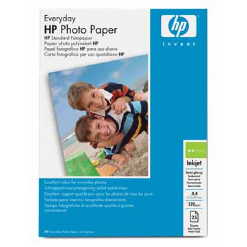 HP Everyday fotopapier ft A4, 200 g, pak van 25 vel, glanzend